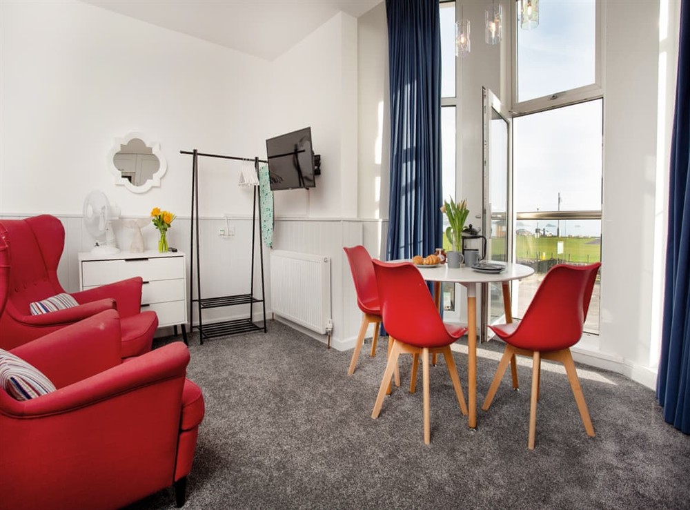 Living area at Mermaids View in Paignton, Devon