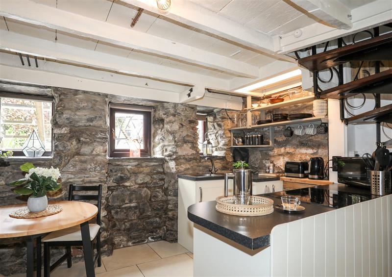 This is the kitchen at Merrion Cottage, Penmachno
