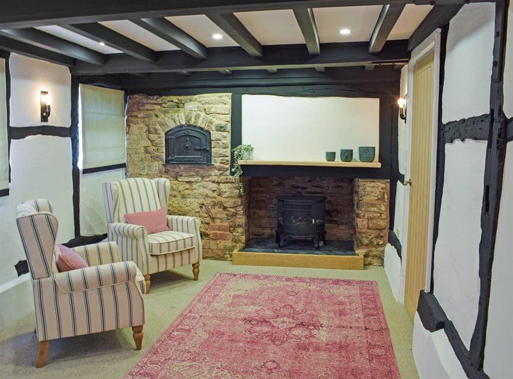 Living room at Merrow Cottage in Ledbury, Herefordshire