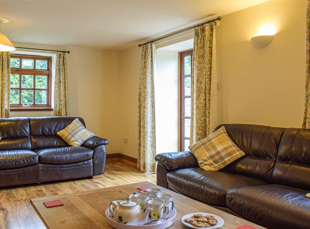 Living room at Merry in Kivernoll, Herefordshire