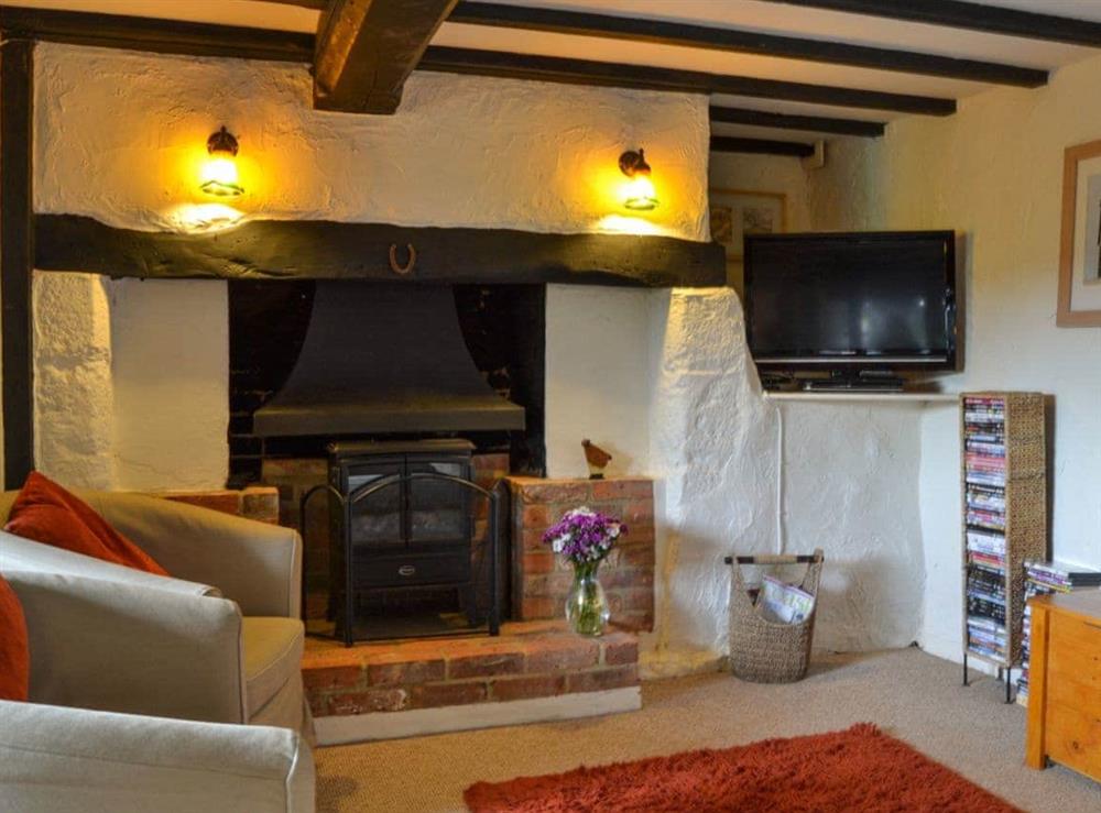 Cosy living room at Merryweather Cottage in Bembridge, Isle of Wight., Great Britain