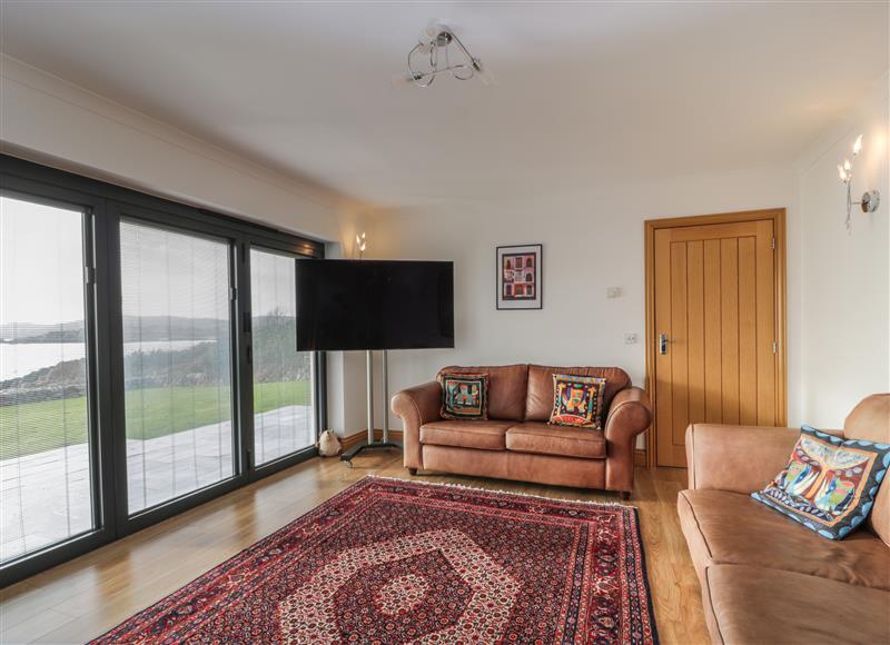 The living room at Merse End, Rockcliffe near Dalbeattie