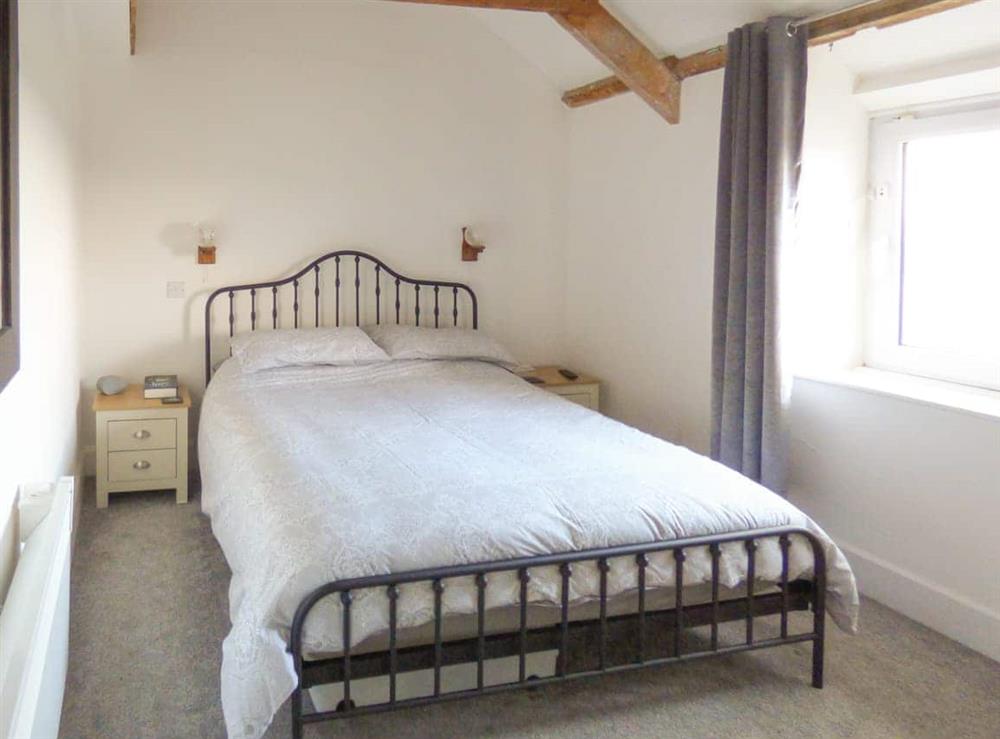 Double bedroom at Mews Cottage in Tintagel, Cornwall