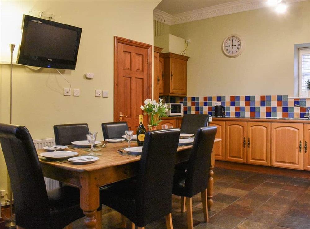 Kitchen/diner at Mews Cottage in Whitby, North Yorkshire