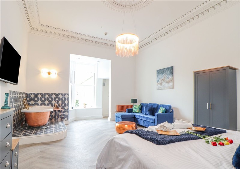 This is a bedroom at Mews Retreat, Camborne