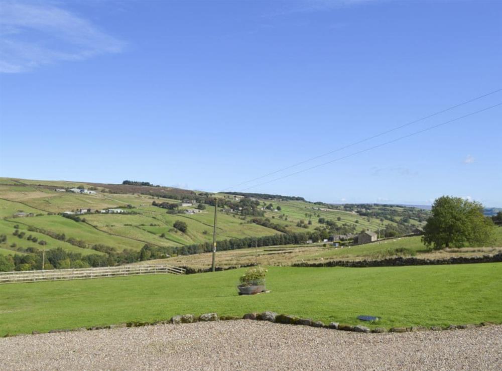 Breath-taking views of the surrounding area at Mia Cottage in Buckley Green, near Haworth, Yorkshire, West Yorkshire