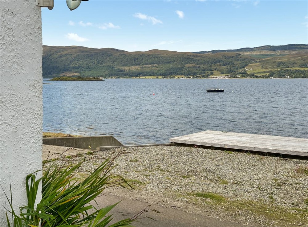 View at Mid Village Croft in Cairndow, Argyll