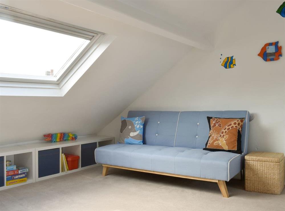 Playroom area of the family bedroom at Midbays in Scarborough, North Yorkshire