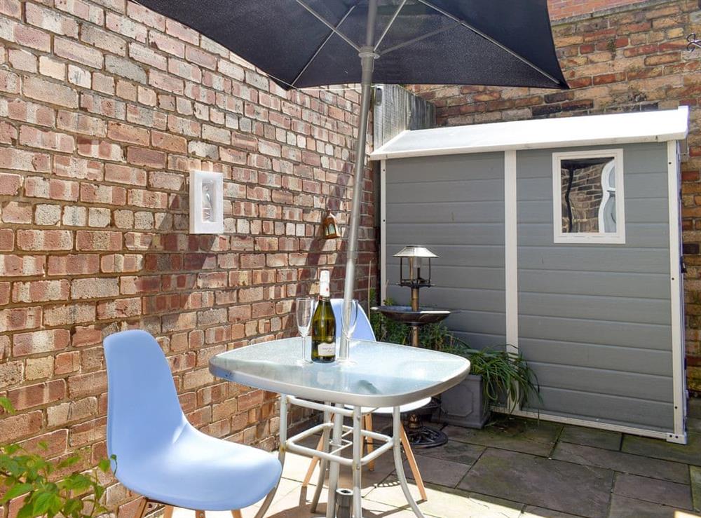 Rear courtyard at Midbays in Scarborough, North Yorkshire
