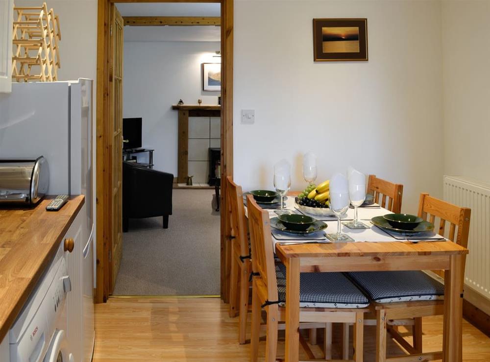 Kitchen with dining area at Midday in Silloth, Cumbria