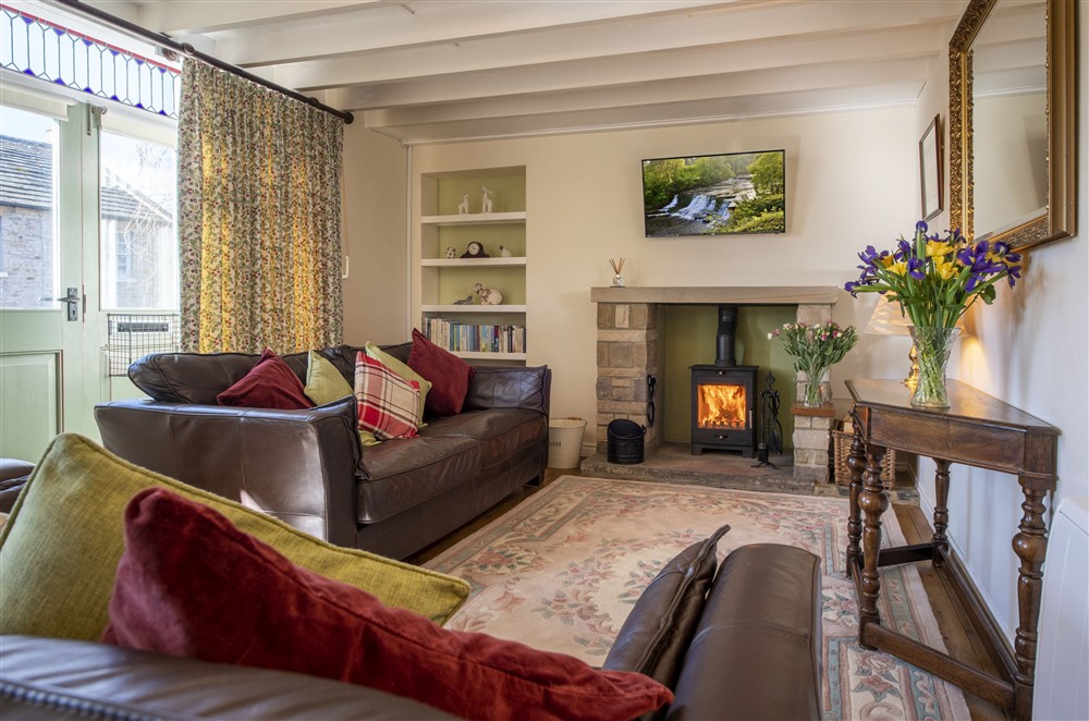 Spend cosy nights in front of the wood burning stove at Middehus, Leyburn, North Yorkshire