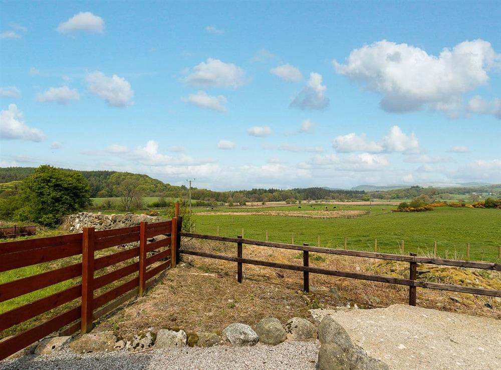 Breathtaking views over the rolling countryside at Middle Byre in Castle Douglas, Kirkcudbrightshire