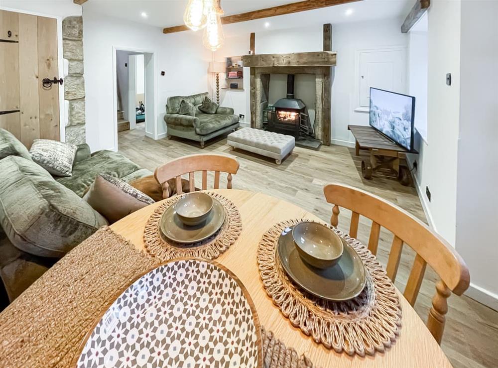 Living room/dining room at Middle Cottage in Lofthouse, near Pateley Bridge, North Yorkshire