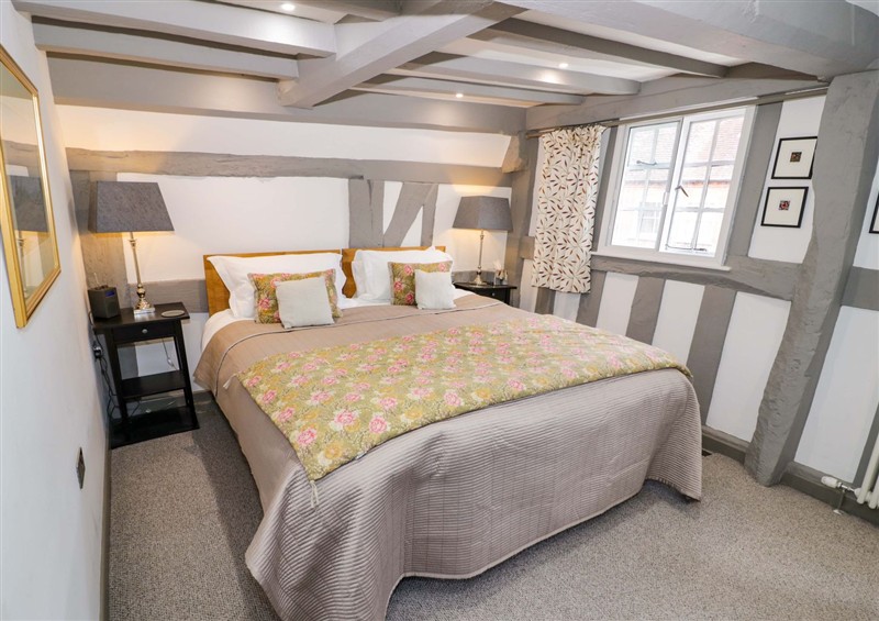 One of the bedrooms at Middle Cottage, Ludlow