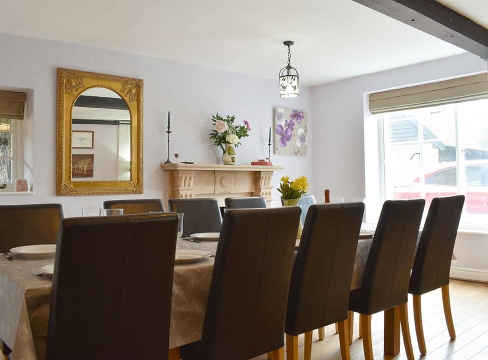 Dining room at Middle Farm in East Harling, near Thetford, Norfolk