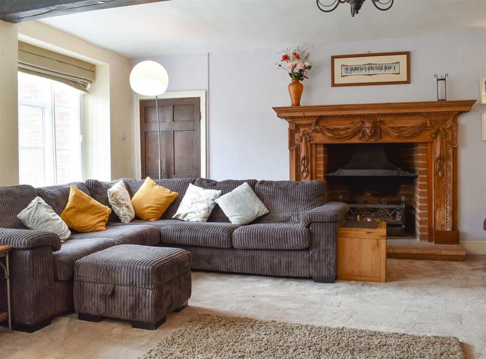 Living room at Middle Farm in East Harling, near Thetford, Norfolk
