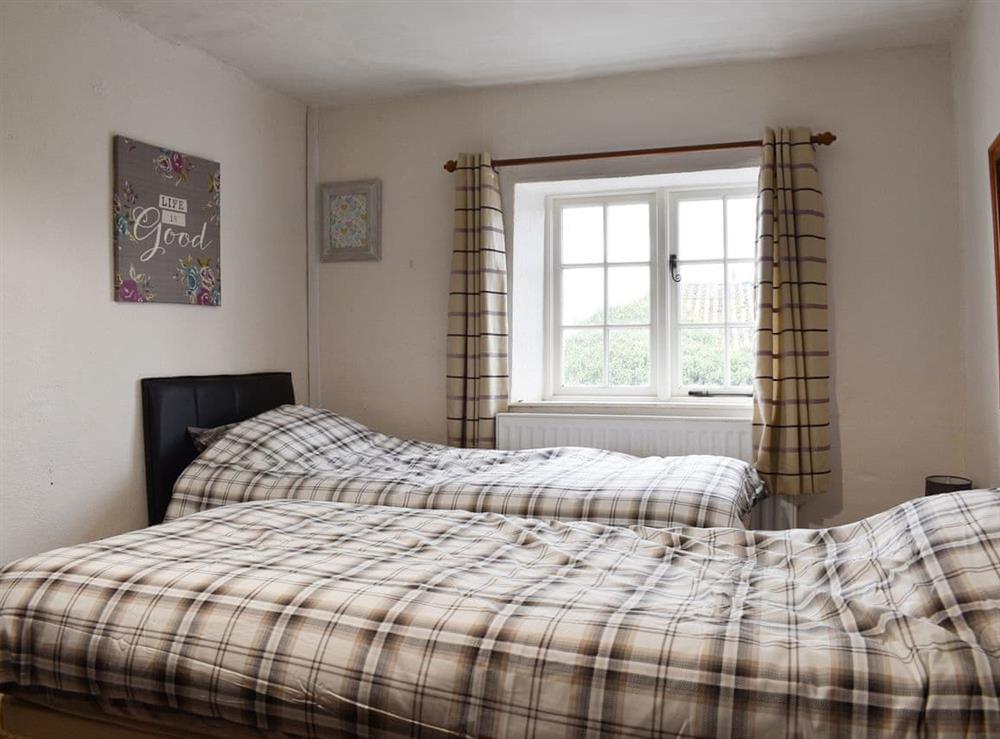 Twin bedroom. Walk through bedroom 3 to bedroom 1 and 4 at Middle Farm in East Harling, near Thetford, Norfolk