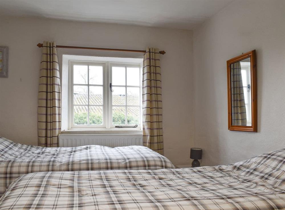 Twin bedroom at Middle Farm in East Harling, near Thetford, Norfolk