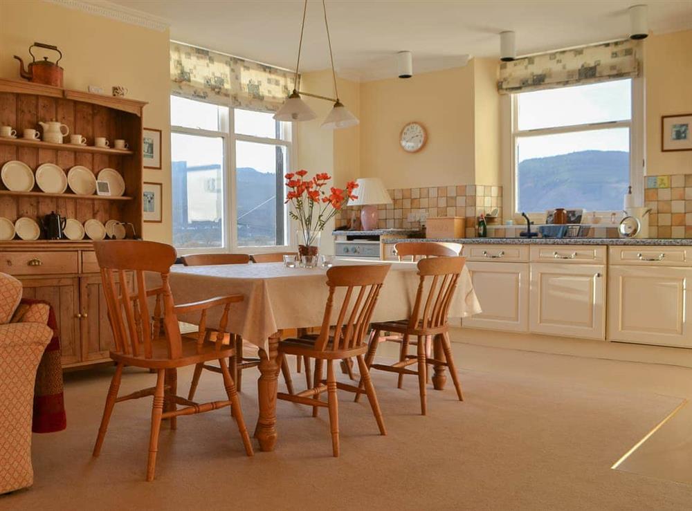 Open plan living space at Middle Howe in How, near Portinscale, Cumbria