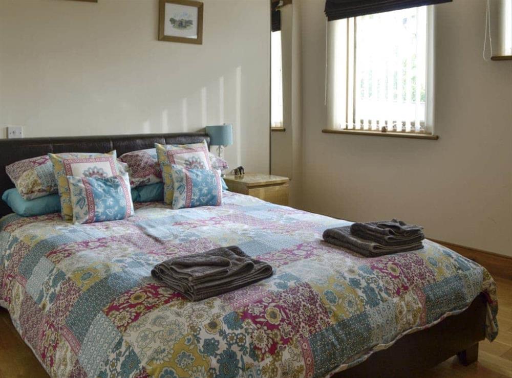 Comfortable double bedroom at Bramble Barn, 
