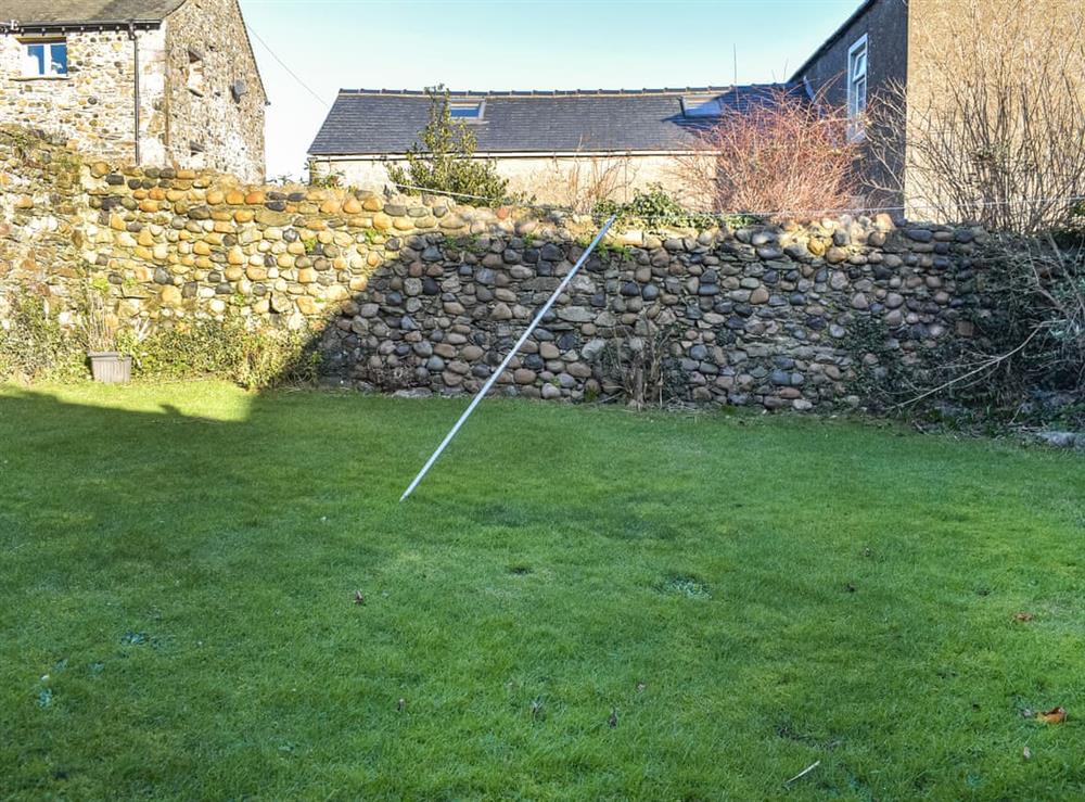 Patio at Middle Kellet in Silecroft, near Haverigg and the National Park Coast, Cumbria