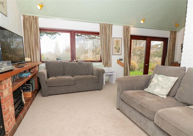 This is the living room at Middle Meadow, Dittisham near Dartmouth