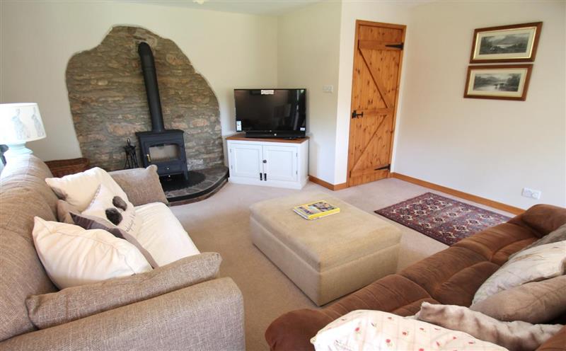 Enjoy the living room at Middle Stolford Cottage, Nr Watchet