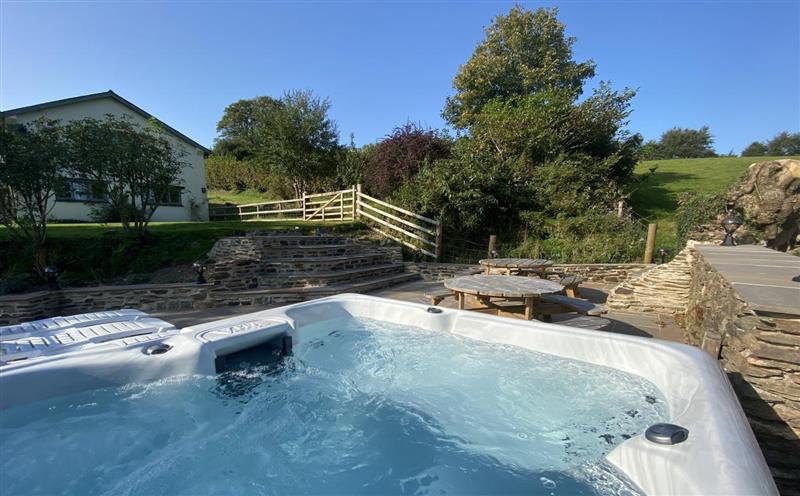 The swimming pool at Middle Stolford Cottage, Nr Watchet