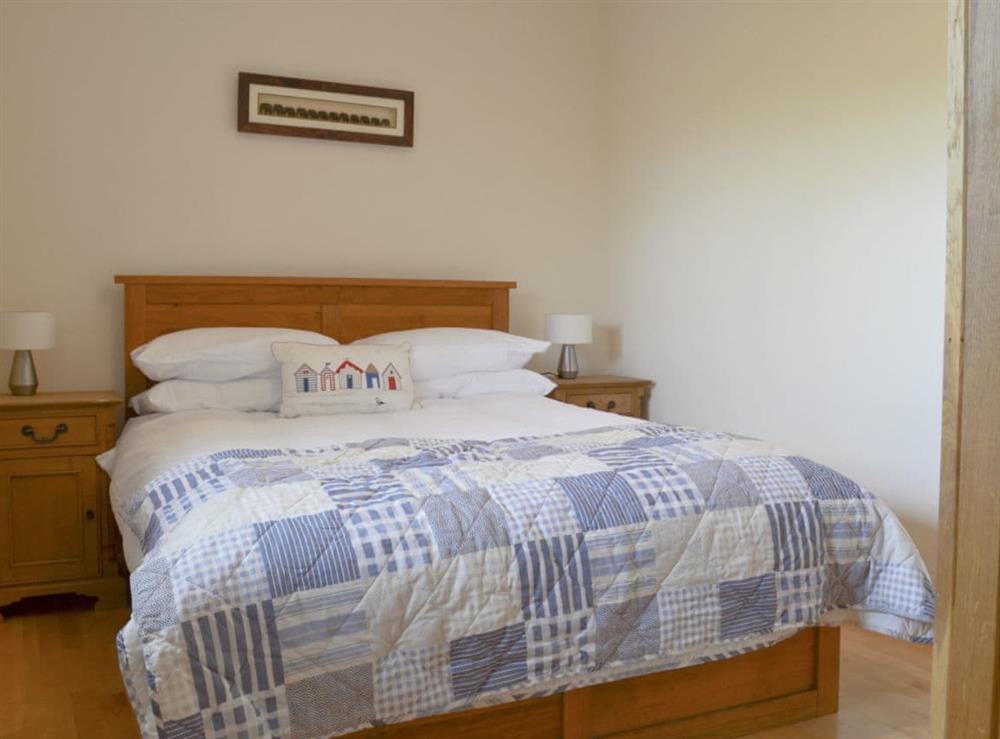 Comfortable double bedroom at Middle Wicket in Trusham, near Newton Abbot, Devon