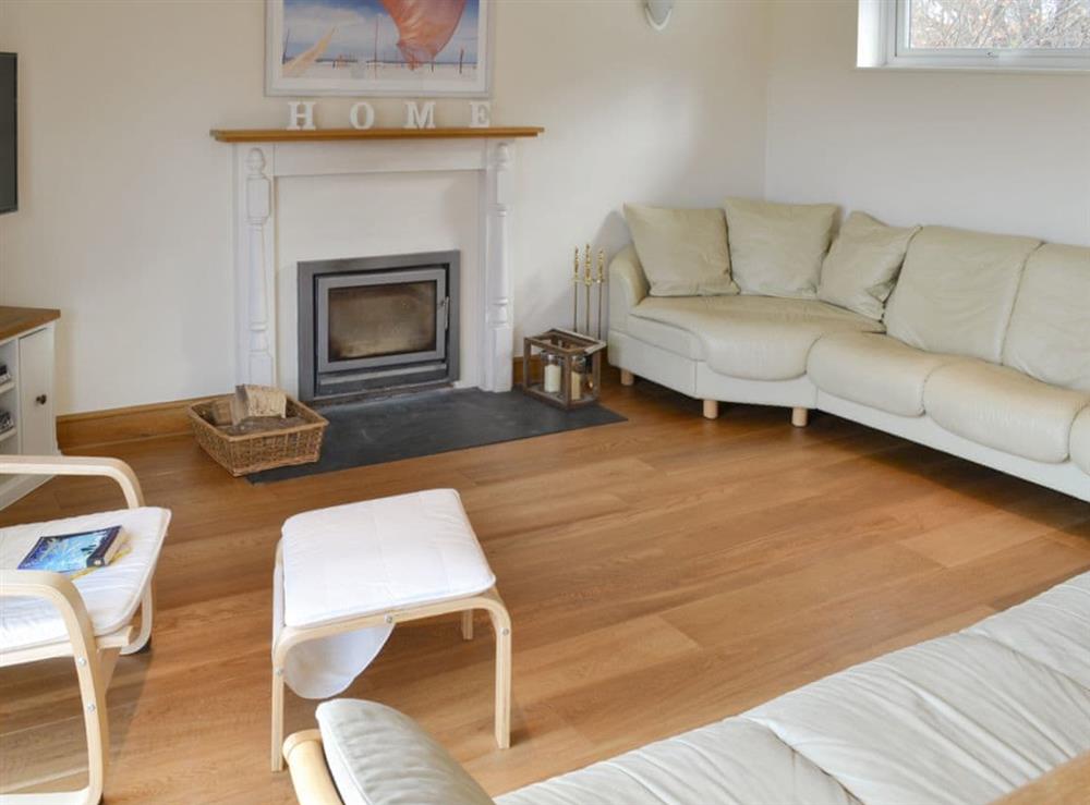 Spacious, comfortable living room at Middle Wicket in Trusham, near Newton Abbot, Devon