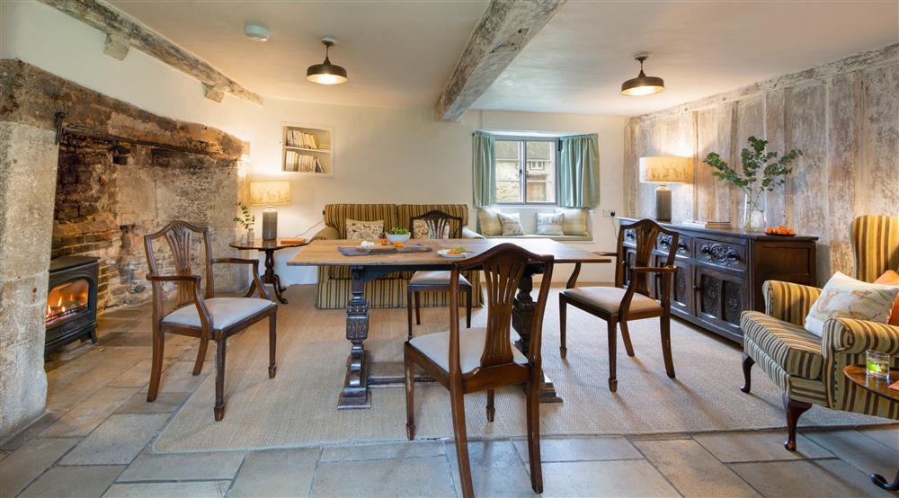 The dining room at Middlebere Farmhouse in Isle Of Purbeck, Dorset