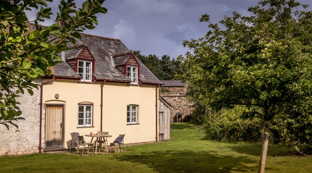 The garden at Middlebere Farmhouse in Isle Of Purbeck, Dorset