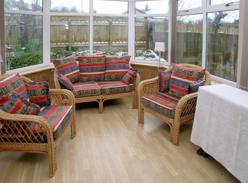 Conservatory at Middledrift Cottage in Brora, Sutherland