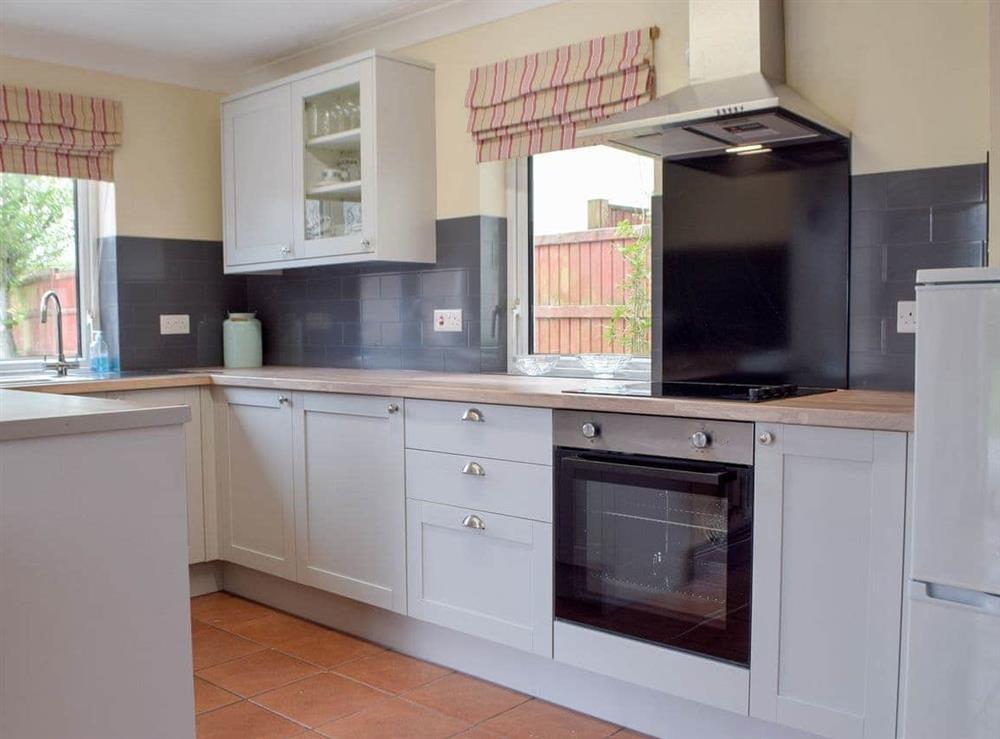 Kitchen area at Middleton Cottage in Porthyrrhyd, near Carmarthen, Dyfed
