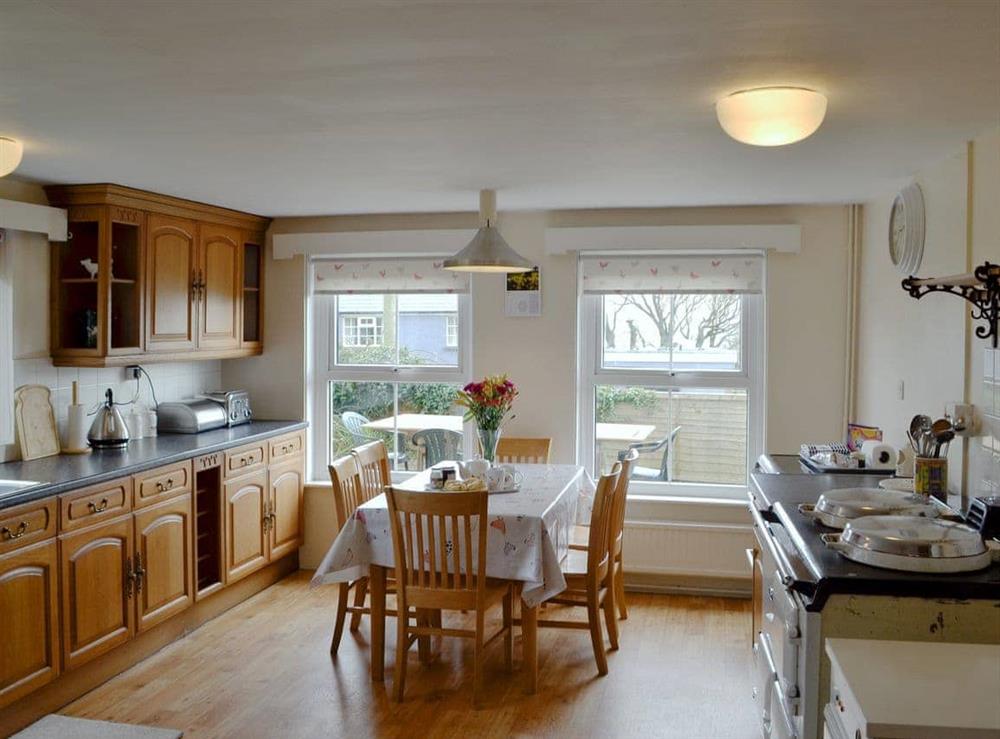 Well equipped kitchen/ dining room at Middleton Hall in Rhossilli, near Swansea, Glamorgan, West Glamorgan