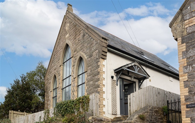 Outside at Midholm Chapel, Devon