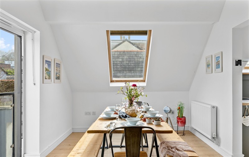 This is the dining room at Midholm Chapel, Devon
