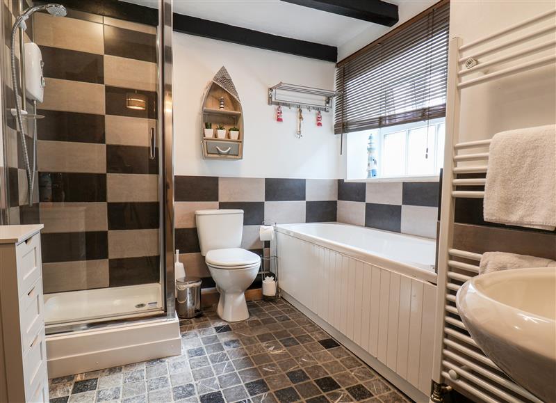 This is the bathroom at Midships Cottage, Whitby