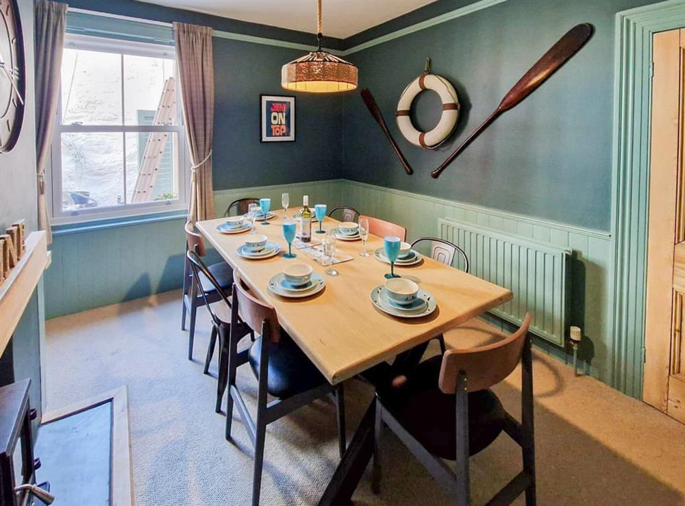 Dining room at Midships in Dartmouth, Devon