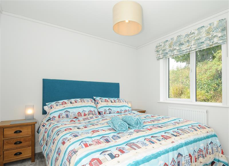One of the bedrooms at Midway Lodge, Cawsand near Kingsand