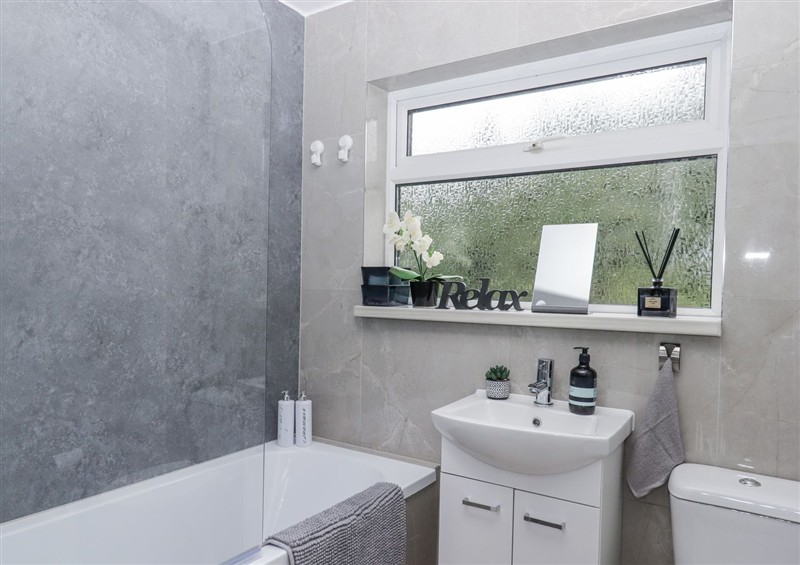 This is the bathroom at Milana, Tiverton