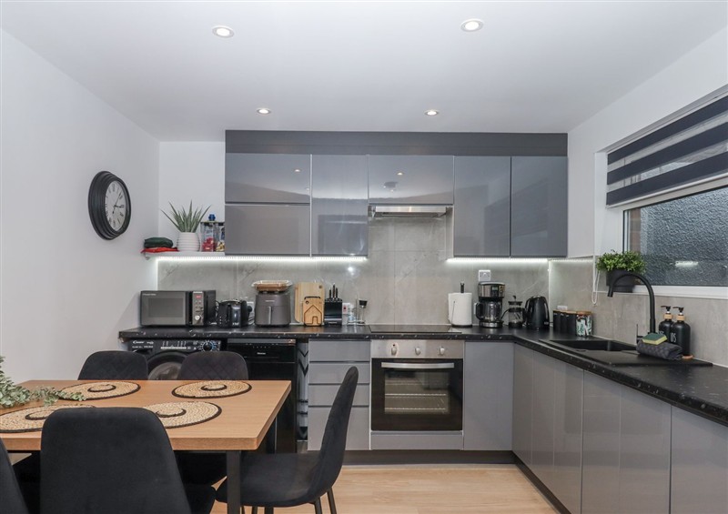 This is the kitchen at Milana, Tiverton