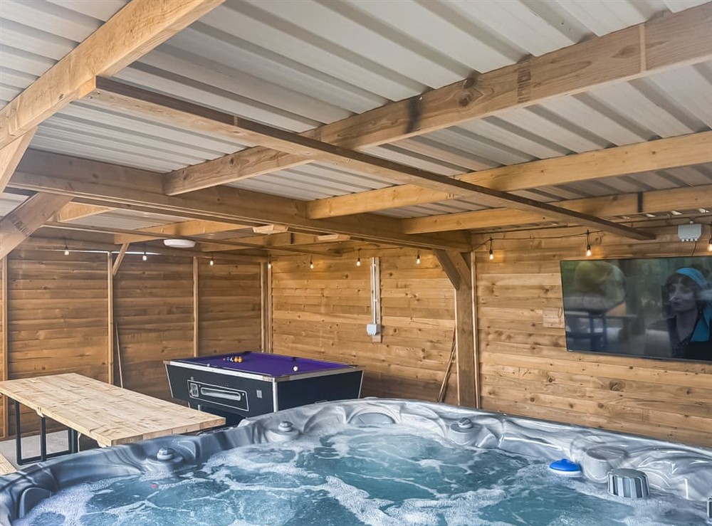 Hot tub at Military Drive 3 in Portpatrick, near Stranraer, Wigtownshire