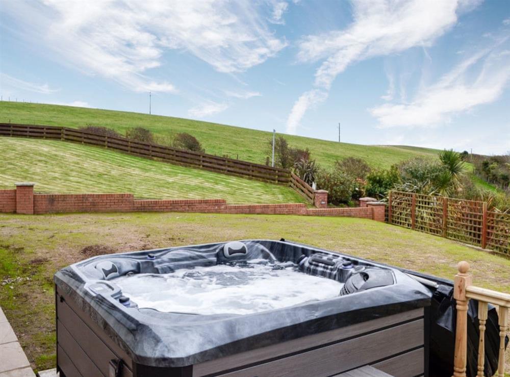 Hot tub with great views at 4 Military Drive, 