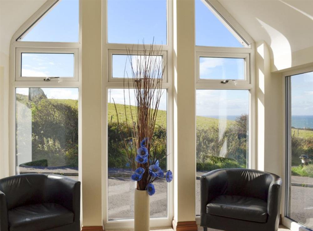 Breath-taking sea views from the sitting room at 8 Military Drive, 