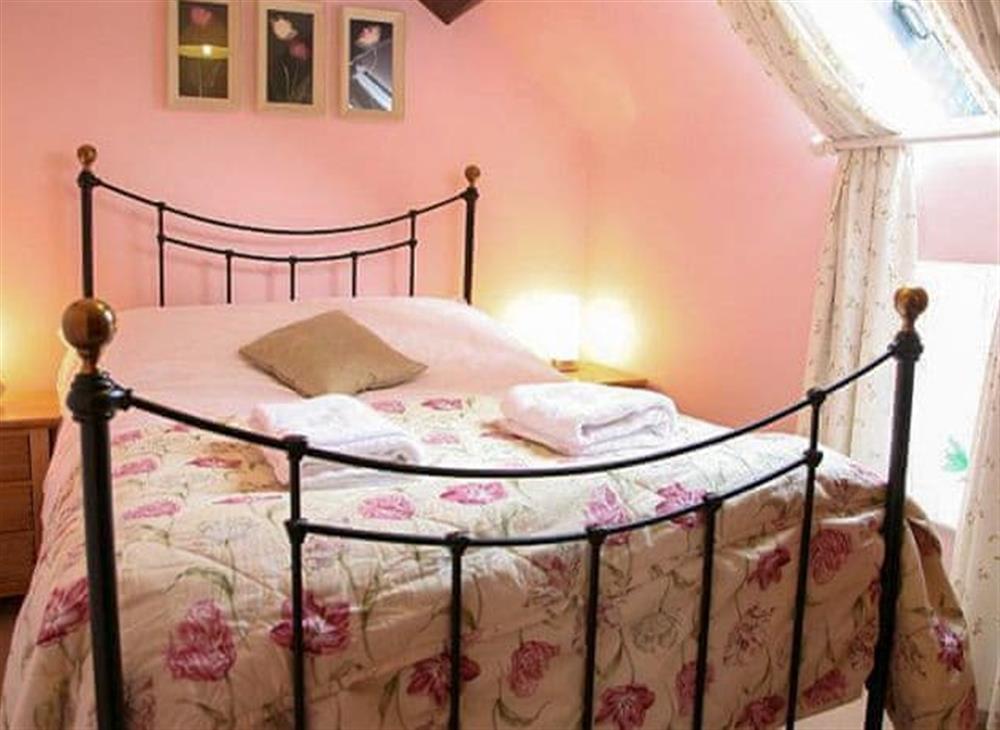 Double bedroom at Milk Maid Cottage in Kniverton, near Ashbourne, Derbyshire