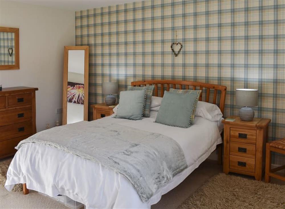 Attractive double bedroom at Milkmaids in Polbathic, near Looe, Cornwall