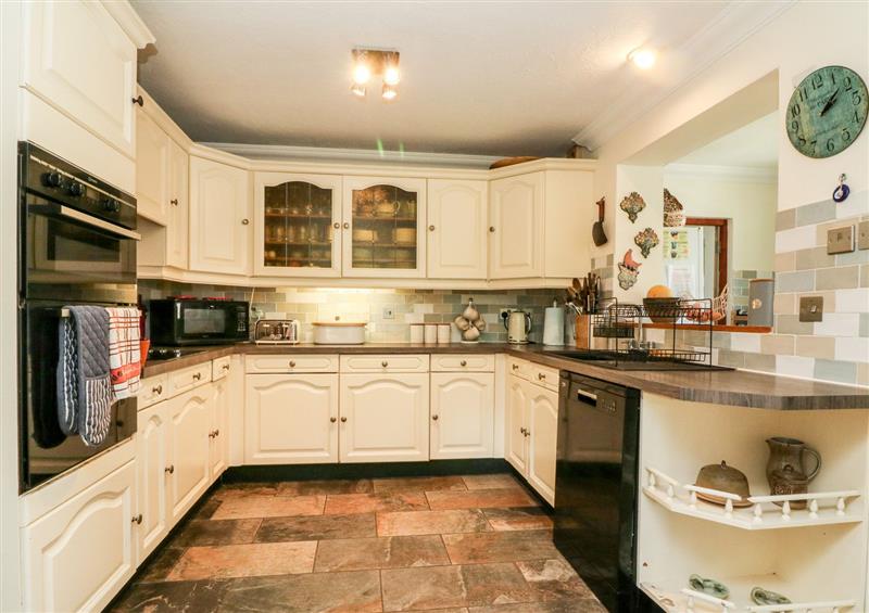 This is the kitchen at Mill Bridge House, Barnstaple