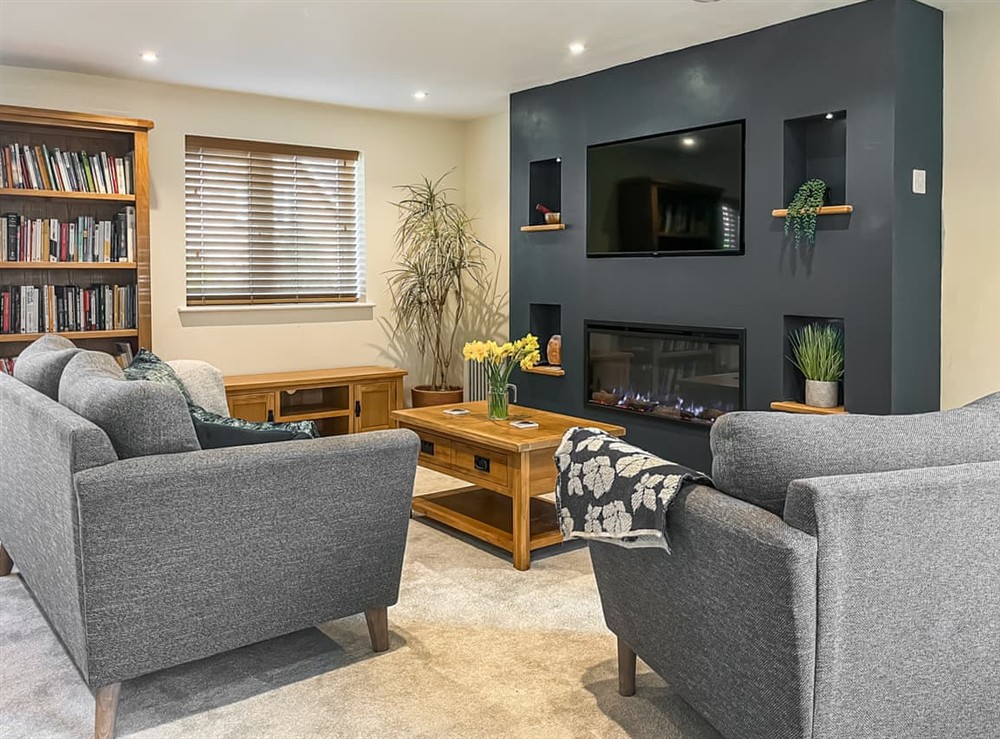 Living area at Mill Brow Retreat in Armathwaite, Cumbria
