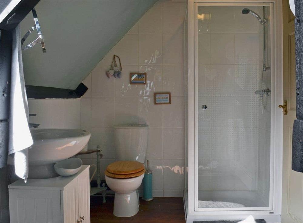 Bathroom at Mill Cottage in Bielby, near York, North Yorkshire
